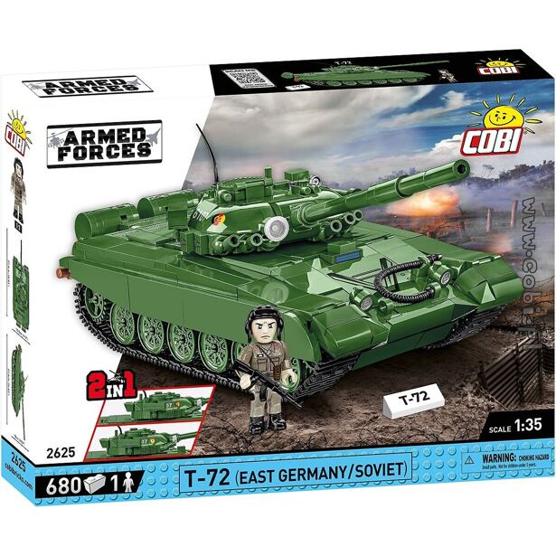 Cobi Armed Forces Tank T-72 M1 (DDR & RU), 1:35