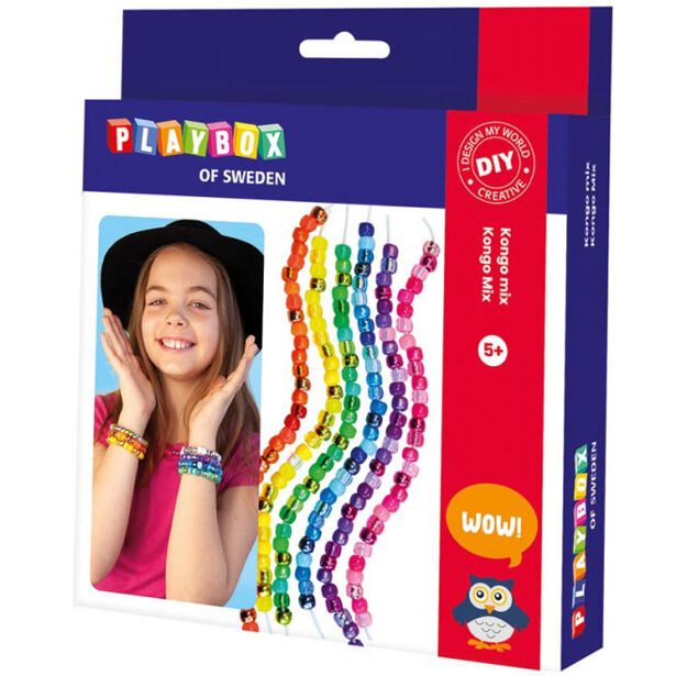 Playbox Náramky z korálků - barevné