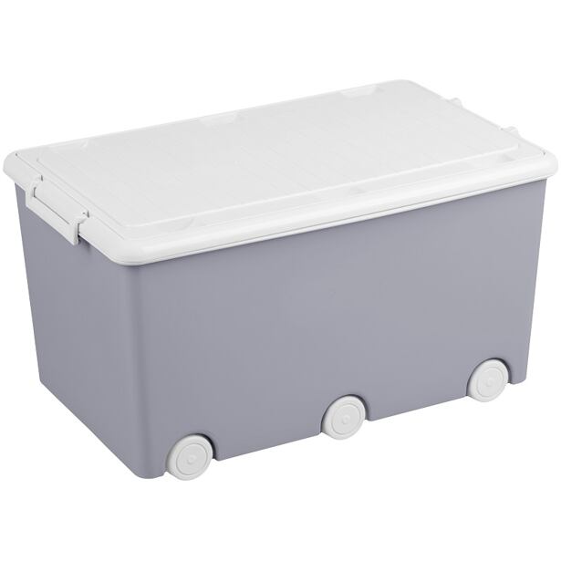 TEGA Viacúčelový box na hračky - šedá