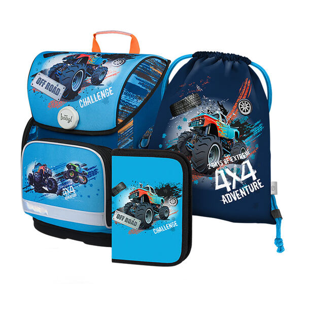 BAAGL SET 3 Ergo Truck: aktovka, peračník, vrecko
