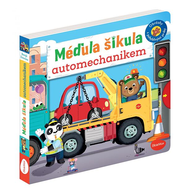 Ella&Max MÉĎULA ŠIKULA AUTOMECHANIKOM – Obrázky s pohyblivými prvkami CZ