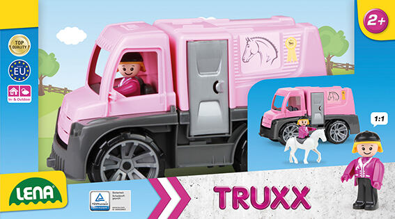 LENA TRUXX koňský transport, ozdobný kartón
