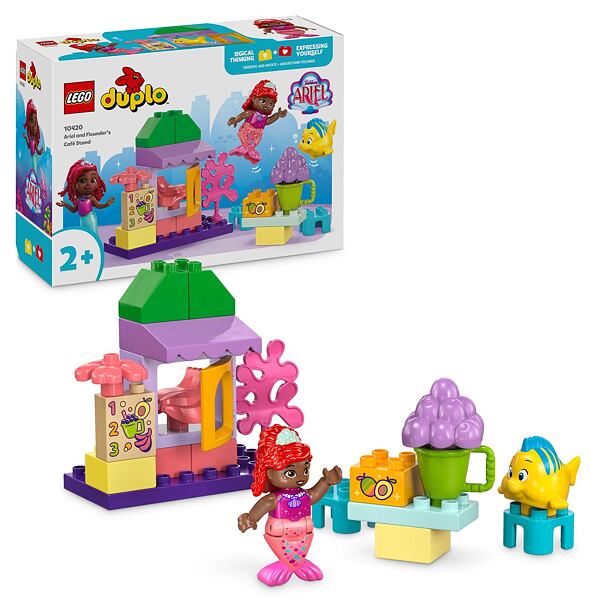 LEGO® DUPLO® │ Disney 10420 Ariel a Šupinka – stánek s kávou