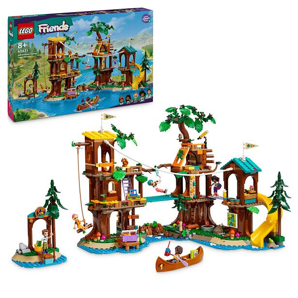 LEGO® Friends 42631 Dobrodružný tábor - dům na stromě