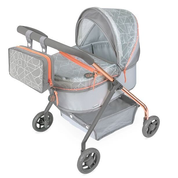 DeCuevas 86077 Môj prvý kočík pre bábiky s taškou CITY X 2024 - 56 cm