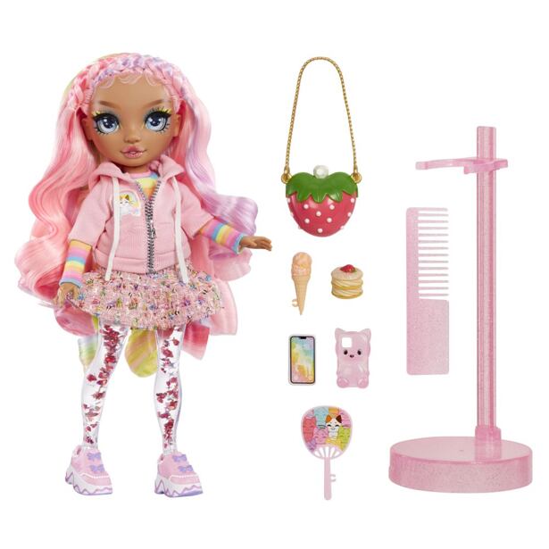 MGA Rainbow High Sparkle & Shine Fashion bábika - Rosetta (Pink)