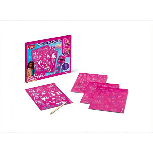 Maped Barbie Kreatívna sada MAPED Scratching Stickers