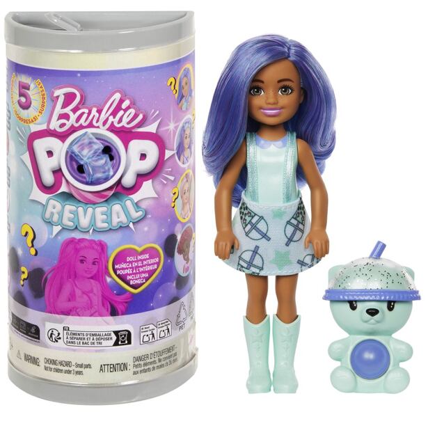 Mattel Barbie POP REVEAL Chelsea bubble tea, více druhů