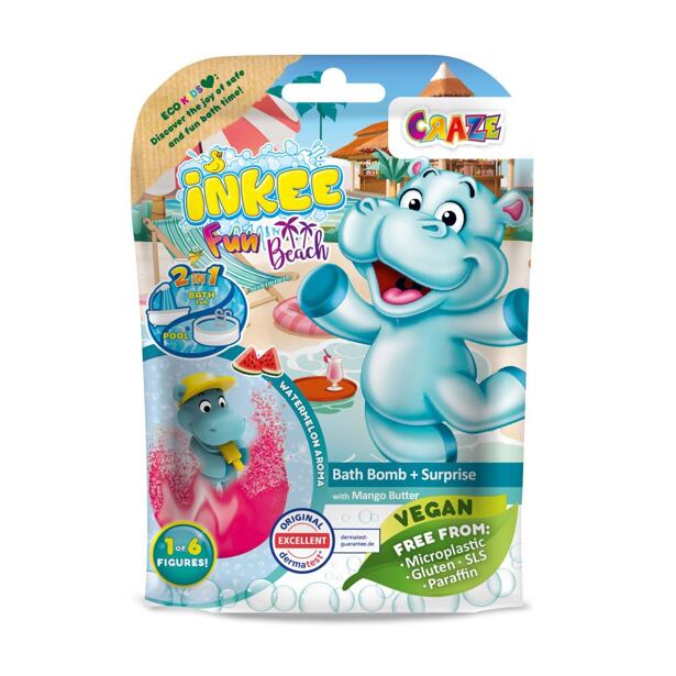 INKEE Kúpeľová bomba s prekvapením Fun Beach
