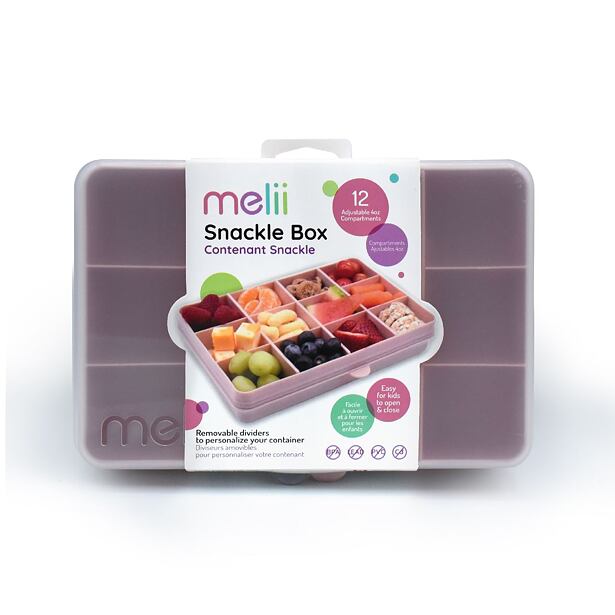 Snackle Box krabička na desiatu 1368 ml - ružová