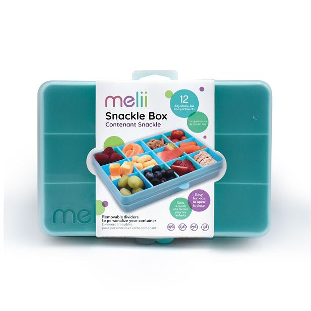 Snackle Box krabička na desiatu 1368 ml - modrá