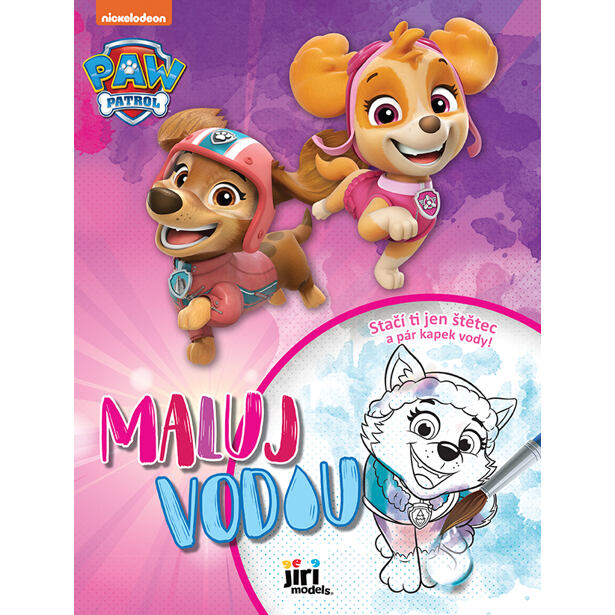 Jiri Models Maľuj vodou A4 Tlapková patrola