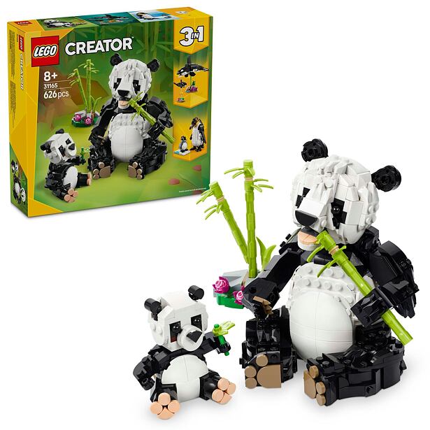 LEGO® Creator 3v1 31165 Divoké zvieratá: Pandia rodinka
