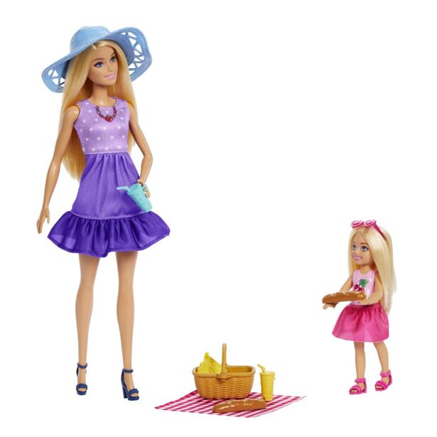 Mattel Barbie Panenky Malibu a Chelsea na pikniku
