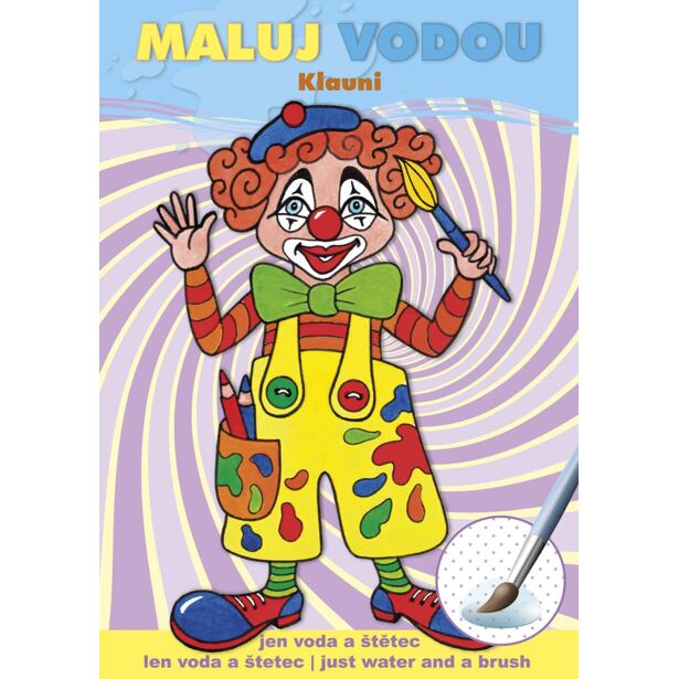 Akim Maľuj vodou A5 - Klauni