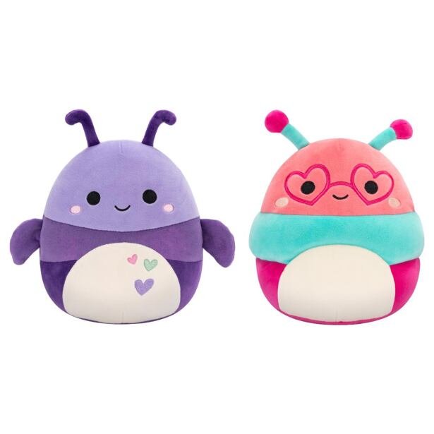 SQUISHMALLOWS 1+1 Chrobák a Húsenica - Axel a Peach