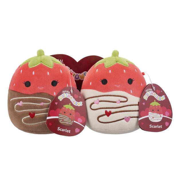 SQUISHMALLOWS 1+1 Jahody v čokoládě - Scarlet