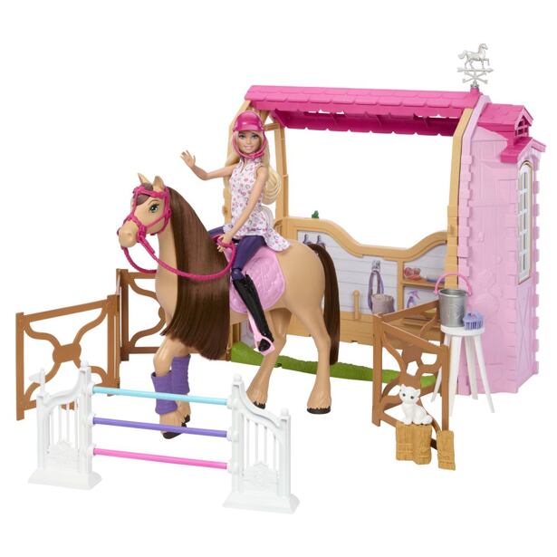Mattel Barbie Stáje s Pepper a panenkou