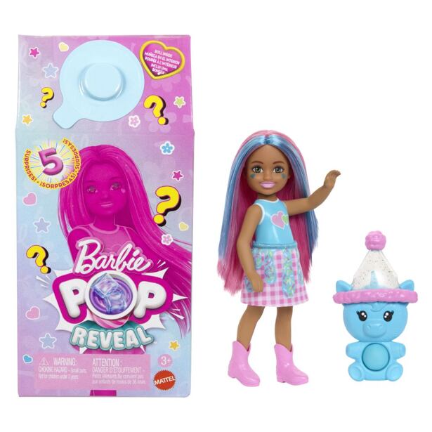 Mattel Barbie POP REVEAL Chelsea Koktejlové prekvapenie