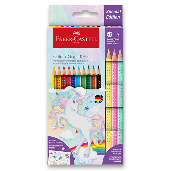 FABER-CASTELL Pastelky Colour Grip Unicorn 13 ks