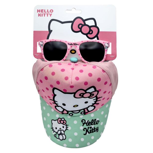 Cerdá Kšiltovka a sluneční brýle HELLO KITTY