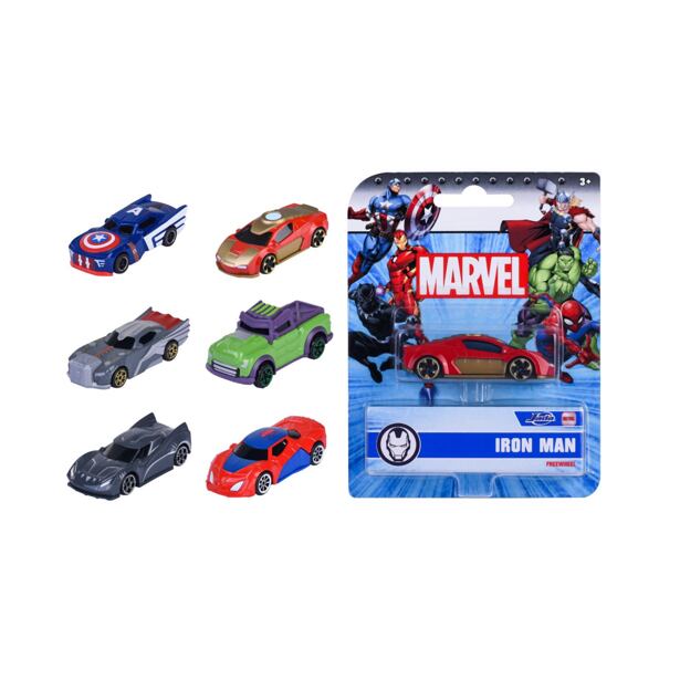 Majorette Marvel Autíčko, 6 druhov