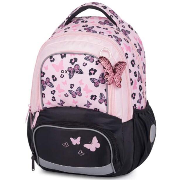 Oxybag Školský batoh  -  OXY NEXT Butterfly pink