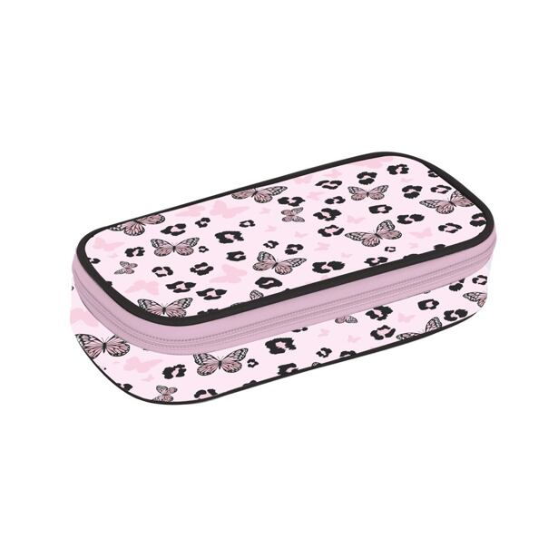 Oxybag Peračník etue JUMBO - OXY NEXT Butterfly pink