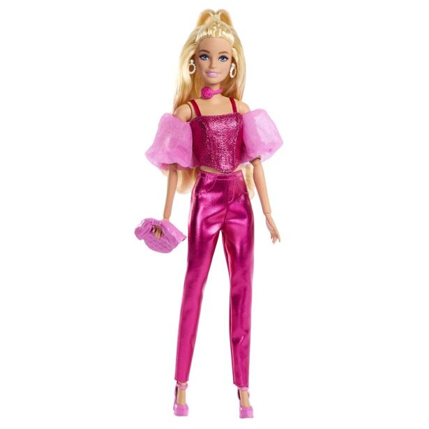 Mattel Barbie DeLuxe Modelka - růžový korzet