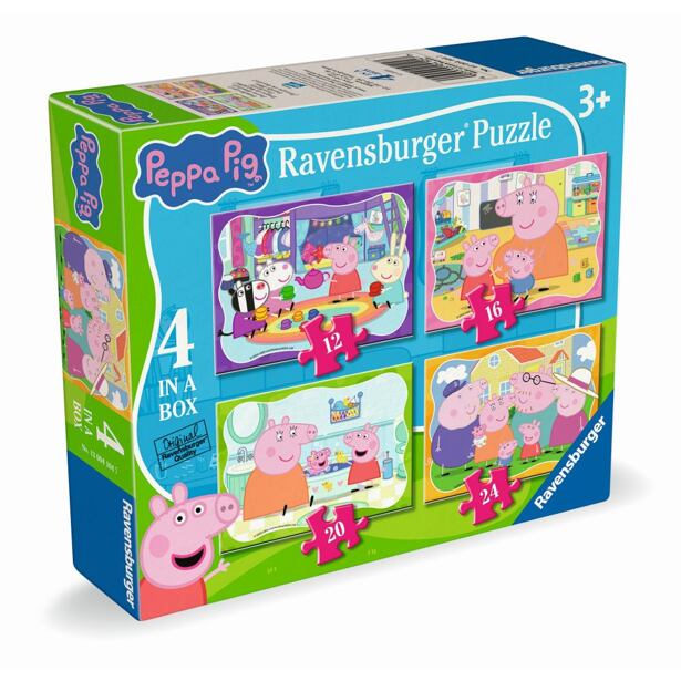 Ravensburger Prasiatko Peppa Puzzle 4v1