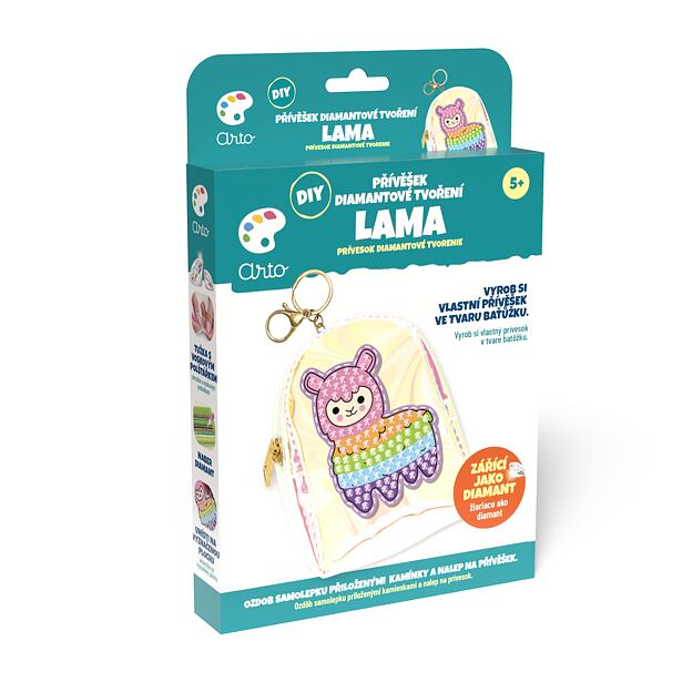 ARTO DIY Přívěsek diamantové tvoření - Lama