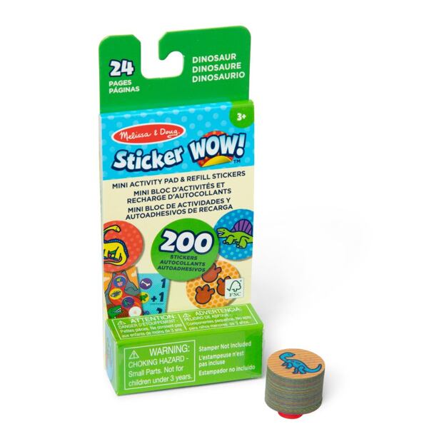Melissa & Doug Sticker! WOW - Náplne samolepiek dinosaury