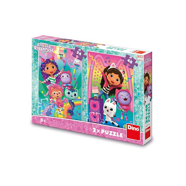 Dino Gábi: Disco párty Puzzle 24+48 dielikov