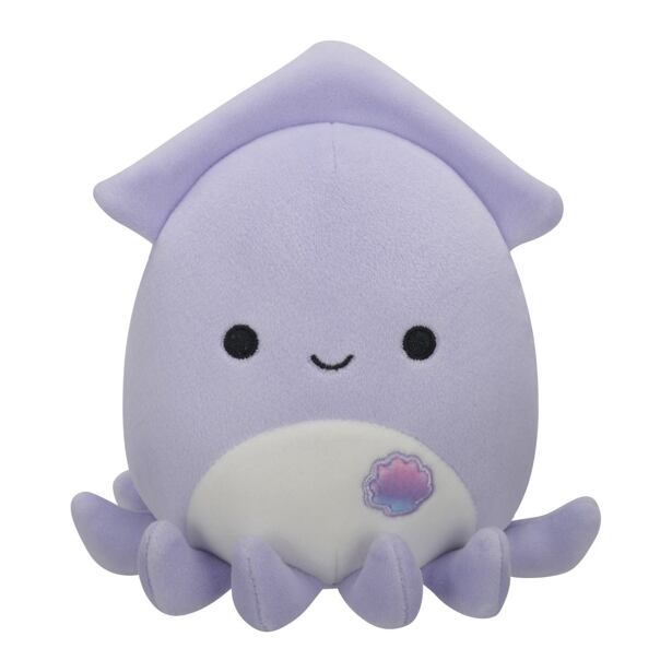SQUISHMALLOWS Fialová oliheň - Stacy, 13 cm