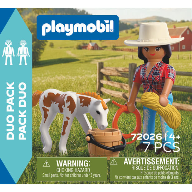 Playmobil DuoPack Jazdkyňa s žriebäťom