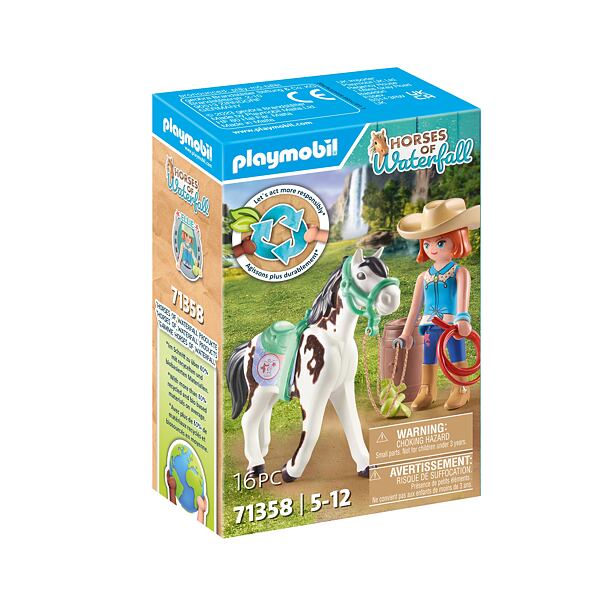 Playmobil Ellie & Sawdust s westernovým cvičením