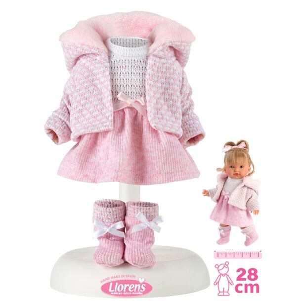 Llorens P28-032 Obleček pre bábiku veľkosti 28 cm