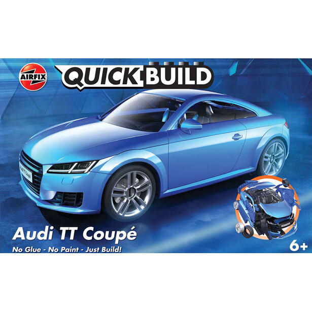 Airfix Quick Build J6054 - Audi TT Coupe - Blue
