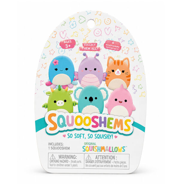 SQUISHMALLOWS Squooshems Mystery antistresová figúrka - Core Squad