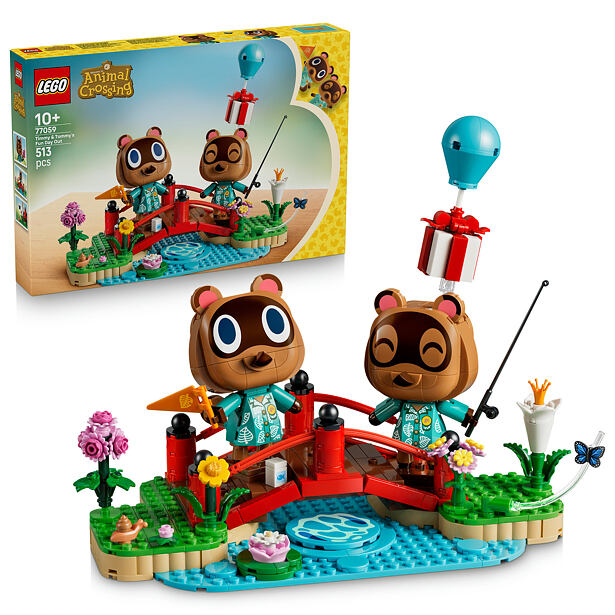 LEGO® Animal Crossing™ 77059 Timmy și Tommy și o zi distractivă în oraș