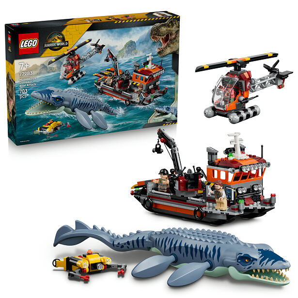 LEGO® Jurassic World 77983 Útok dinosaura mosasaura na loď