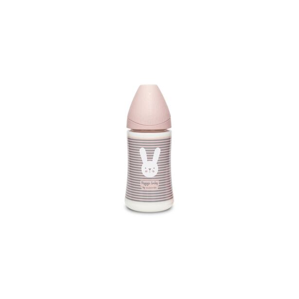 Suavinex PREMIUM FĽAH 270 ml 3P HYGGE PRÚŽKY - RUŽOVÁ