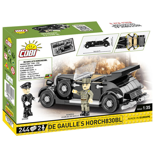 Cobi 2261 Horch 830 BL generála Charlesa de Gaulla