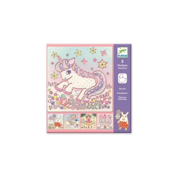 DJECO Šablóny Kawaii Land