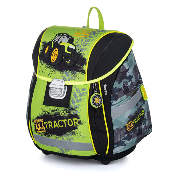 OXYBAG Školní batoh PREMIUM LIGHT - traktor