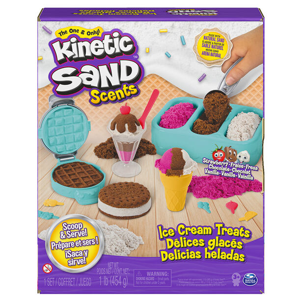 Spin Master Kinetic Sand Voňavé kopčekové zmrzliny