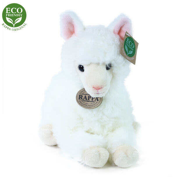 Plyšová lama ležiaca 23 cm ECO-FRIENDLY