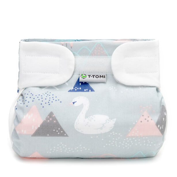 T-TOMI Ortopedické abdukčné nohavičky - suchý zips, swan 3-6 kg