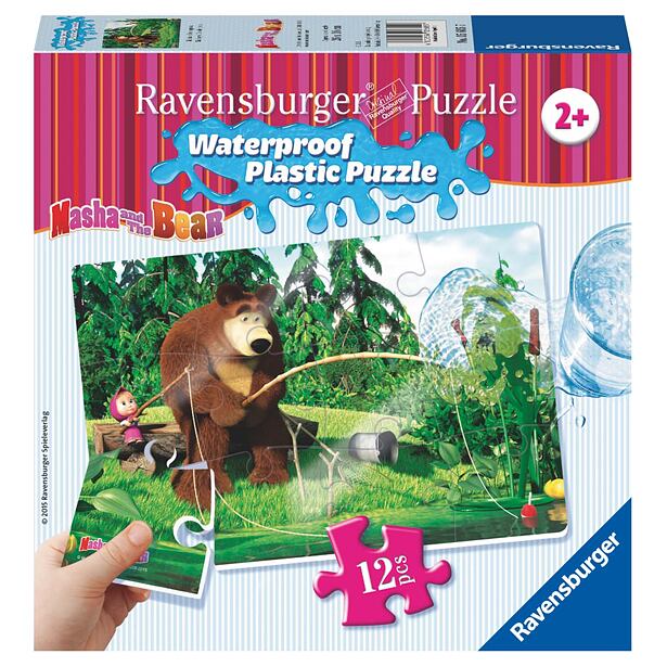 Ravensburger Máša a Medveď Puzzle 12 plastových dielikov