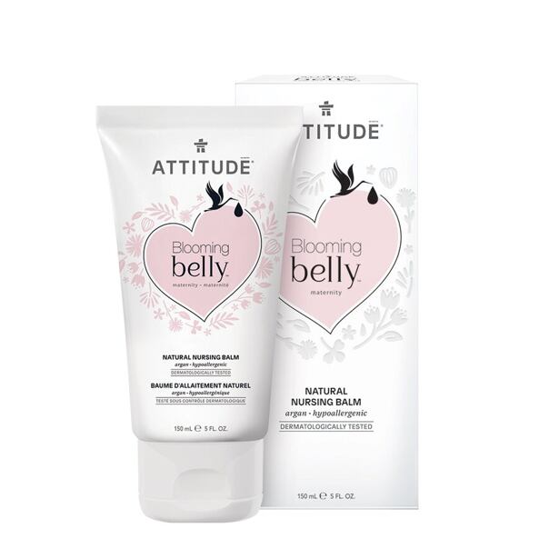 Prírodný krém na bradavky ATTITUDE Blooming Belly s arganom 150 ml